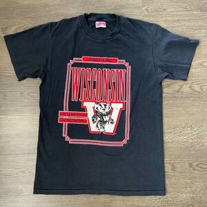 Vintage Wisconsin Badgers Hanes T Shirt